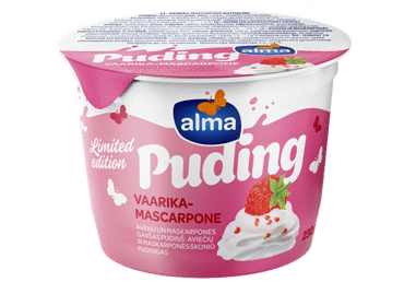 Puding ALMA vaarika-mascarpon 230g