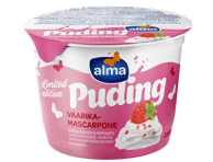 Puding ALMA vaarika-mascarpon 230g
