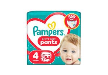 Püksmähkmed PAMPERS JP S4 9-15kg 54tk