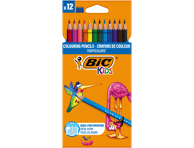 Värvipliiatsid BIC, 12värvi
