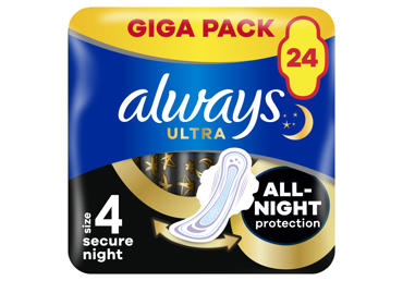 Hüg.sidemed ALWAYS Ultra Night 24tk - 1