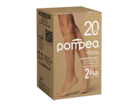 N.põlvikud POMPEA Classico 20d dorata 2p