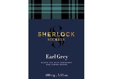 Must tee SHERLOCK SECRETS Earl Grey 100g