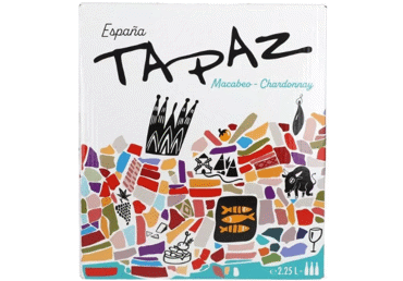 Vein TAPAZ Macabeo Chard. 2.25L BIB