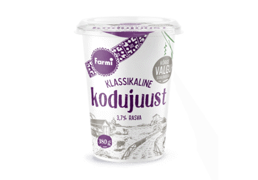 Kodujuust FARMI klassikaline 380 g