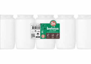 Kalmuküünal BOLSIUS 5tk, põlemisaeg 45t