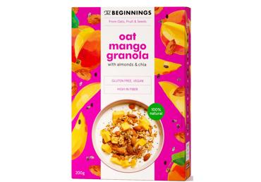 Granola mango g/v THE BEGINNINGS200g