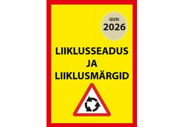 Raamat Liiklusseadus ja märgid 2026