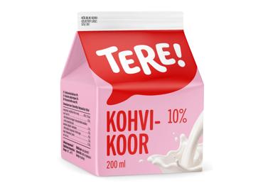 Kohvikoor TERE 10%, 200ml