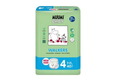 Püksmähk.MUUMI Baby Nr4 7-11kg 40tk - 2