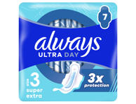 Hügieeniside Always ultra night 7tk