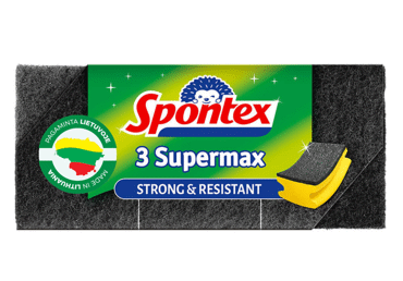 Küürimissvamm SPONTEX Supermax 3tk