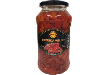 Paprika viilud MINU 630g