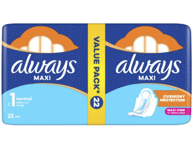 Hüg.sidemed ALWAYS Maxi Normal S1 22tk