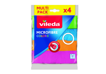Mikroplüüsist lapid VILEDA Colors, 4tk