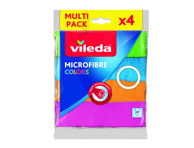 Mikroplüüsist lapid VILEDA Colors, 4tk