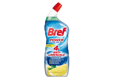 WC geel BREF Power Active Lemon 750ml