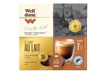Kohvikapslid WELL DONE CaféAuLait 16x10g