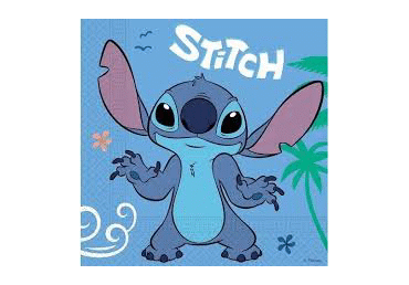 Salvrätikud Stitch/Angel 33x33cm 20tk