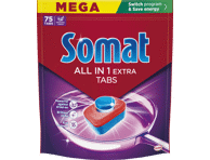 Nõudepes.tab.SOMAT All In One Extra 75tk