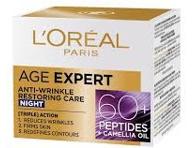 Öökreem L'ORÉAL Age Expert 60+ 50ml