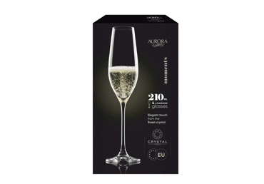 Šampanjapokaalid AURORA Moments210ml 4tk - 1