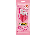 Raseerija BIC Pure3 Lady Pink 4tk