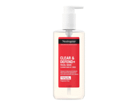Neutrogena® Clear & Defend+ kooriv pesugeel, 200ml
