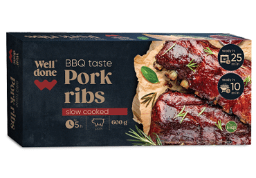 Searib.BBQ kastm.aeg.küps.WELL DONE,600g
