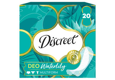 Pesukaitsmed DISCREET Waterlily  20tk