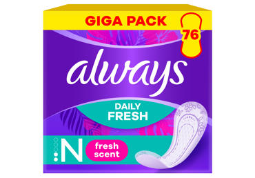 Pesukaitsmed ALWAYS Normal Fresh 76tk