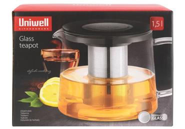 Klaasist teekann UNIWELL 1,5L - 1