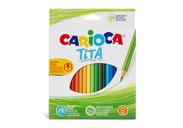 Värvipliiatsid CARIOCA Tita 24tk