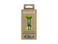 Koera väljaheite kotid LOVETT 8x15 tk