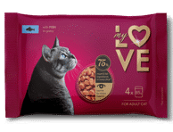 Kassisööt MY LOVE kala 4x85g