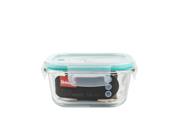 Klaasist toidukarp UNIWELL 520ml