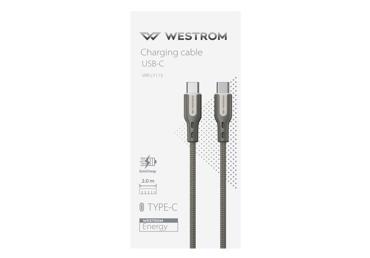Kaabel WESTROM USB-C to Lightning, 2m