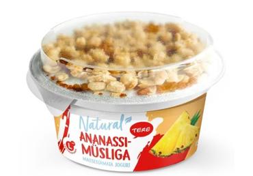 Jogurt Natural ananassimüsliga TERE 150g