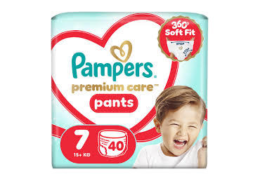 Püksmähkmed PAMPERS PC S7 15+kg 40tk