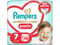 Püksmähkmed PAMPERS PC S7 15+kg 40tk