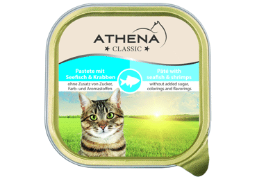 Kiisueine ATHENA kala+krevetid100g