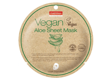 Kangasmask PUREDERM Vegan Aaloe