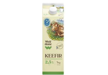 Keefir WELL DONE 2,5%, 1kg