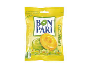Puuviljakaramell Super Sour BON PARI 90g