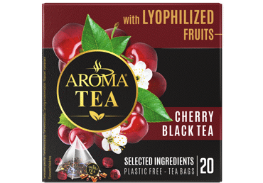 Must tee AROMA TEA püram.kirss 20x1.5g