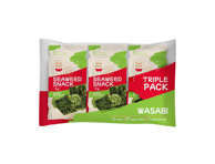 Merevet.snäkk wasabi WELL DONE 3x4g