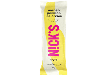 Jäätis mango-passioni NICKS pulk,76g