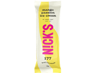 Jäätis mango-passioni NICKS pulk,76g