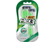 Raseerija BIC Flex3 Sensitive 3tk