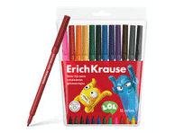 Viltpliiatsid ERICH KRAUSE, 12 värvi